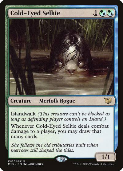 Cold-Eyed Selkie C15-241 Commander 2015 Magic card