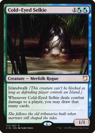 Cold-Eyed Selkie C18-172 Commander 2018 Magic card