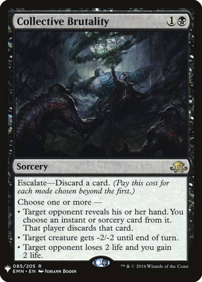 Collective Brutality PLST-EMN-85 The List Magic card