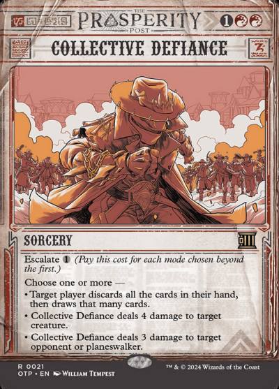 Collective Defiance OTP-21 Breaking News Magic card