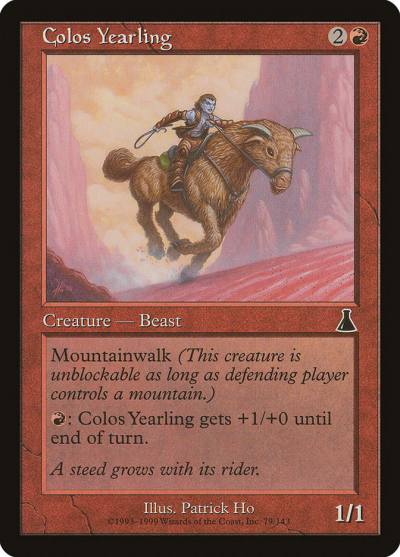 Colos Yearling UDS-79 Urza's Destiny Magic card