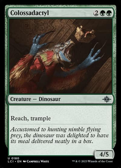 Colossadactyl 180 The Lost Caverns of Ixalan Magic card