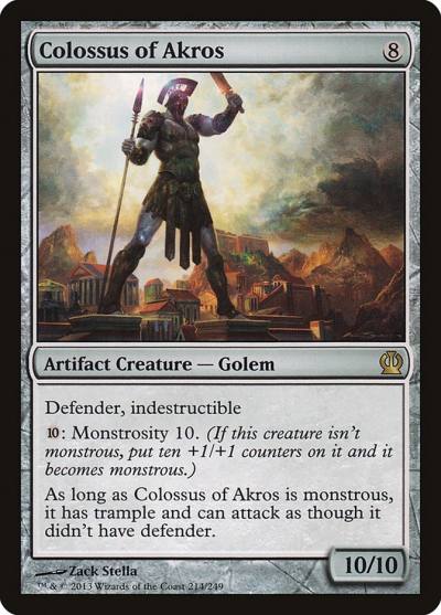 Colossus of Akros 214 Theros Magic card