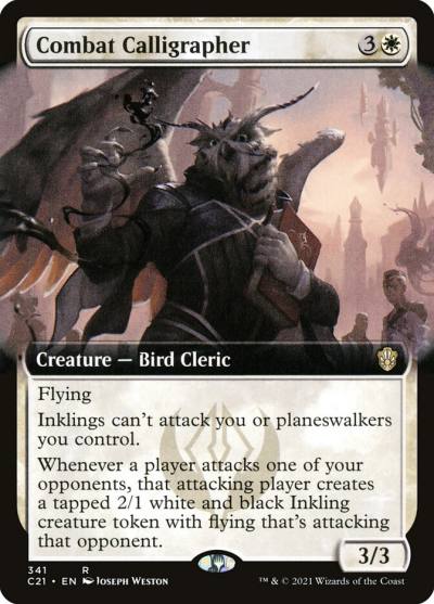 Combat Calligrapher C21-341 Commander 2021 Magic card