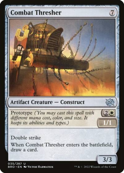Combat Thresher BRO-35 The Brothers' War Magic card