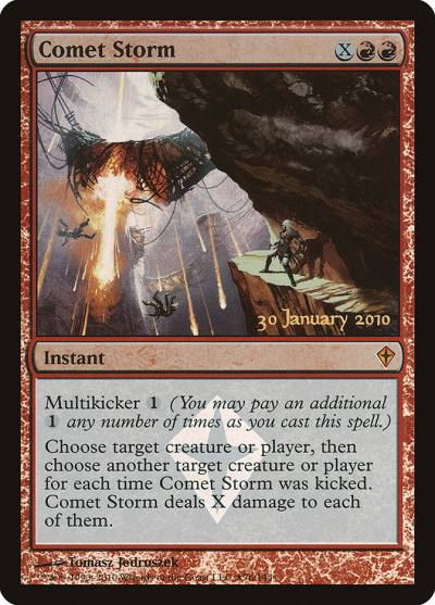 Comet Storm PWWK-76STAR Worldwake Promos Magic card