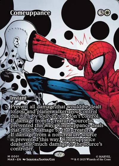 Comeuppance MAR-1 Marvel Universe Magic card