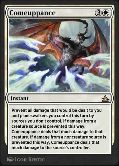 Comeuppance OMB-1 Through the Omenpaths Bonus Sheet Magic card