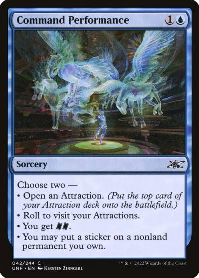 Command Performance UNF-42 Unfinity Magic card