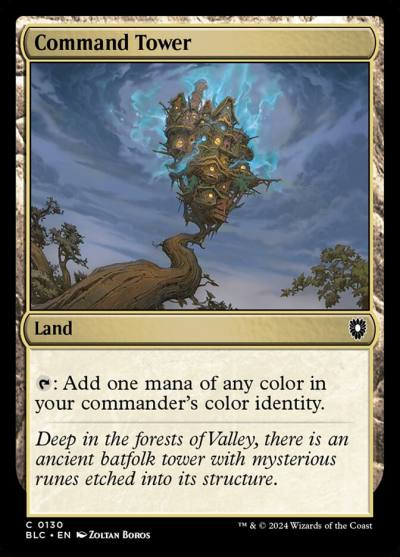 Command Tower BLC-130 Bloomburrow Commander Magic card