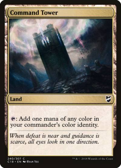 Command Tower C18-240 Commander 2018 Magic card