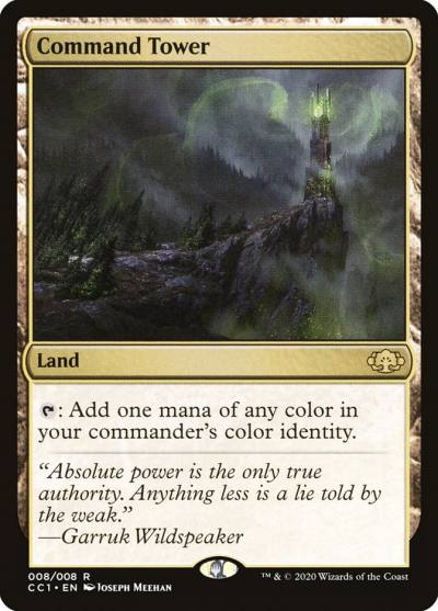 Command Tower CC1-8 Commander Collection: Green Magic card