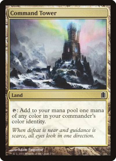 Command Tower CM1-2 Commander's Arsenal Magic card