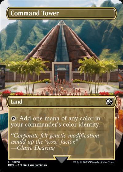 Command Tower // Command Tower REX-26 Jurassic World Collection Magic card