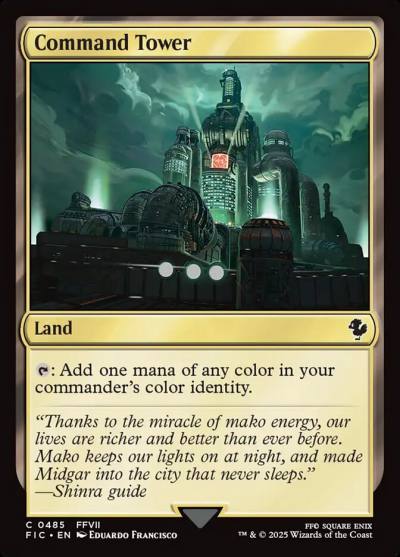 Command Tower FIC-485 Final Fantasy Commander Magic card