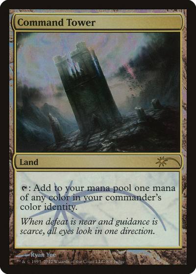 Command Tower J12-8 Judge Gift Cards 2012 Magic card