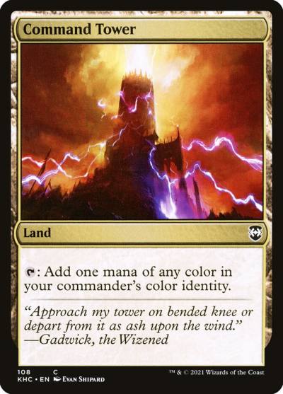 Command Tower KHC-108 Kaldheim Commander Magic card