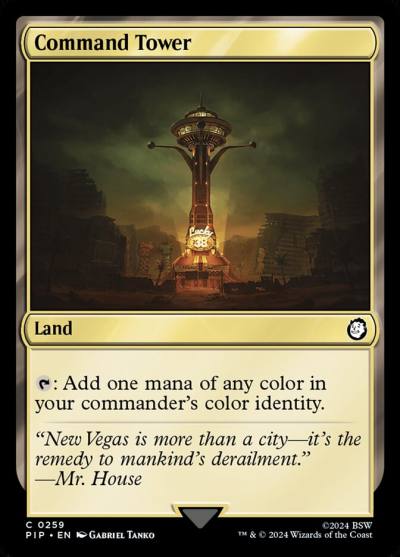 Command Tower PIP-259 Fallout Magic card