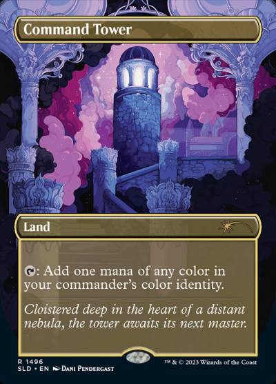Command Tower SLD-1496 Secret Lair Drop Magic card