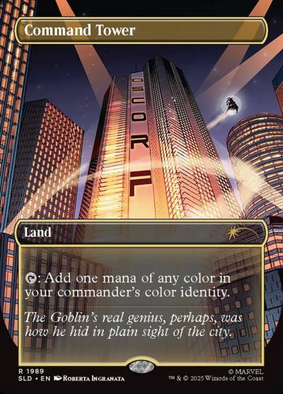 Command Tower SLD-1989 Secret Lair Drop Magic card
