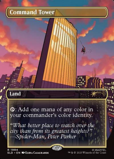 Command Tower SLD-1994 Secret Lair Drop Magic card
