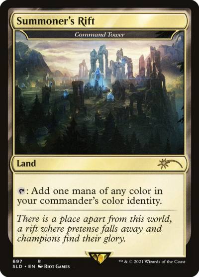 Command Tower SLD-697 Secret Lair Drop Magic card