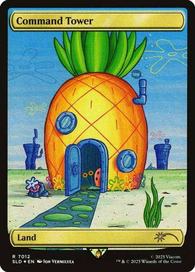 Command Tower SLD-7012 Secret Lair Drop Magic card