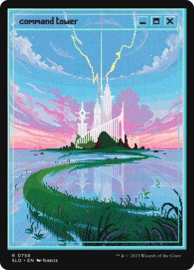 Command Tower SLD-758 Secret Lair Drop Magic card