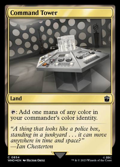 Command Tower WHO-854 Doctor Who Magic card