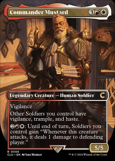 Commander Mustard 6 Ravnica: Clue Edition Magic card