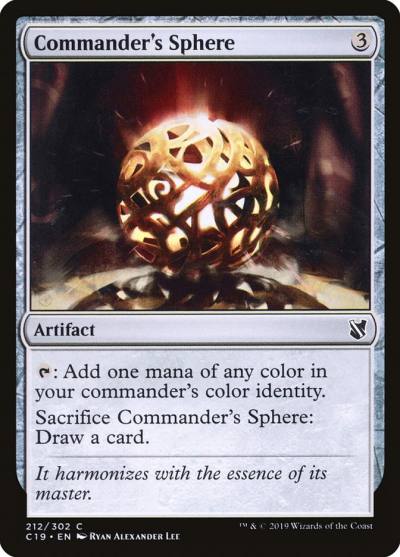 Commander's Sphere C19-212 Commander 2019 Magic card