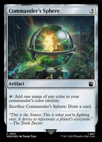 Commander's Sphere WHO-831 Doctor Who Magic card