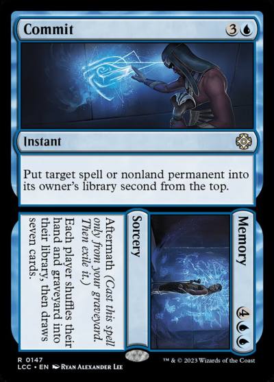 Commit // Memory LCC-147 The Lost Caverns of Ixalan Commander Magic card