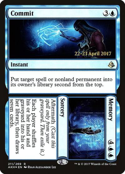 Commit // Memory PAKH-211S Amonkhet Promos Magic card