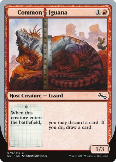 Common Iguana UST-79 Unstable Magic card