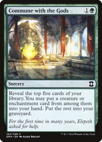 Commune with the Gods EMA-162 Eternal Masters Magic card