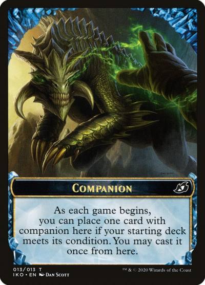 Companion TIKO-13 Ikoria: Lair of Behemoths Tokens Magic card