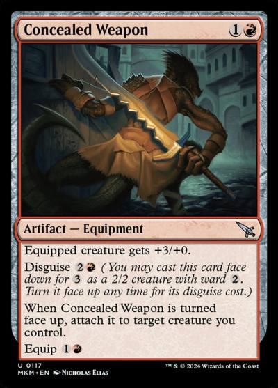 Concealed Weapon MKM-117 Murders at Karlov Manor Magic card