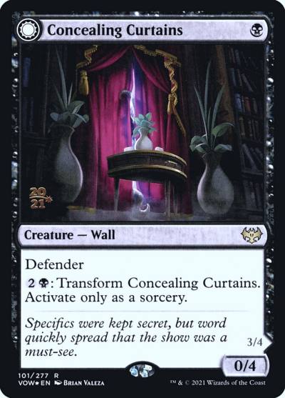 Concealing Curtains // Revealing Eye PVOW-101S Innistrad: Crimson Vow Promos Magic card