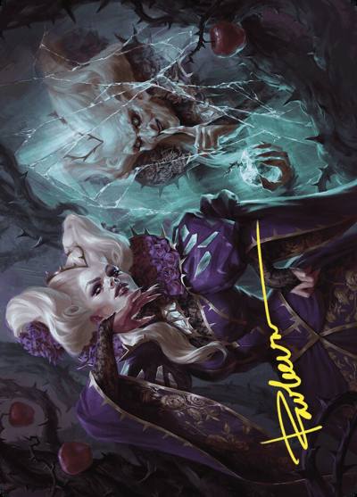 Conceited Witch // Conceited Witch AWOE-11 Wilds of Eldraine Art Series Magic card
