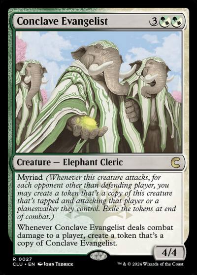 Conclave Evangelist 27 Ravnica: Clue Edition Magic card
