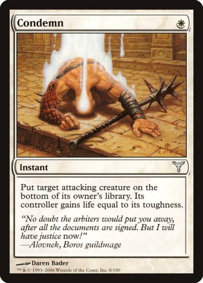 Condemn DIS-8 Dissension Magic card