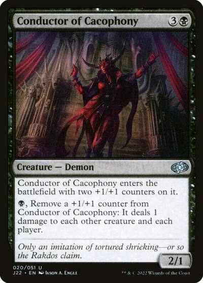 Conductor of Cacophony 20 Jumpstart 2022 Magic card