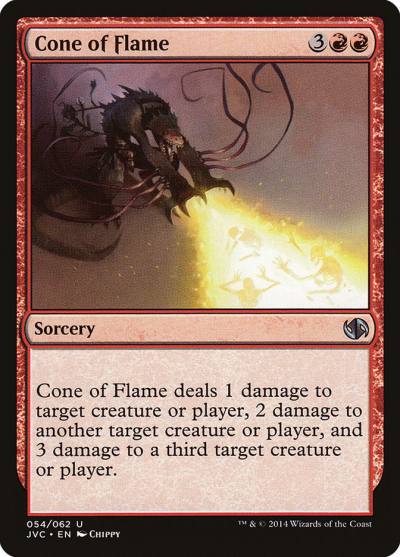 Cone of Flame JVC-54 Duel Decks Anthology: Jace vs. Chandra Magic card