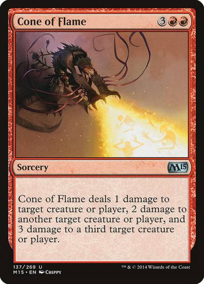 Cone of Flame M15-137 Magic 2015 Magic card