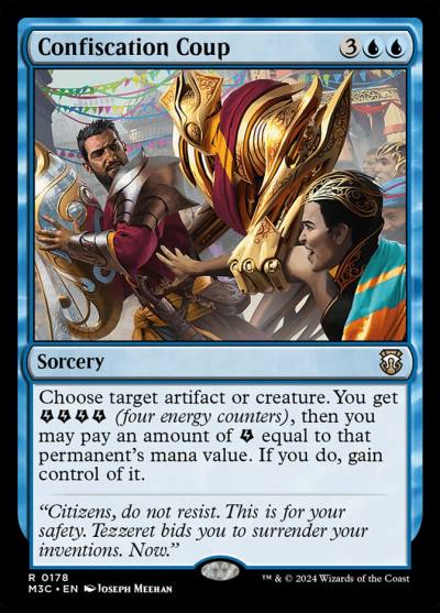 Confiscation Coup M3C-178 Modern Horizons 3 Commander Magic card