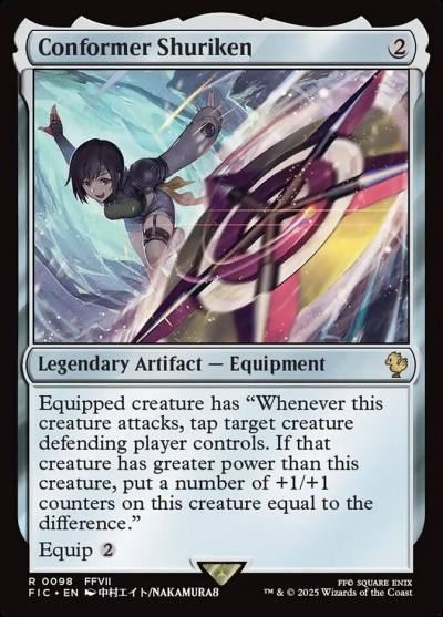 Conformer Shuriken FIC-98 Final Fantasy Commander Magic card