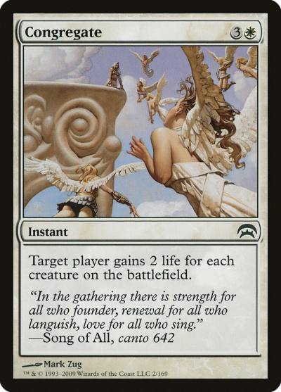 Congregate HOP-2 Planechase Magic card