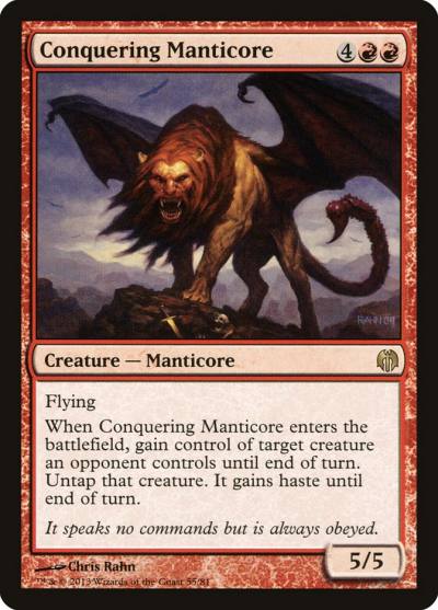 Conquering Manticore DDL-55 Duel Decks: Heroes vs. Monsters Magic card