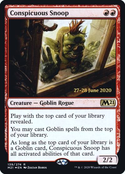 Conspicuous Snoop PM21-139S Core Set 2021 Promos Magic card